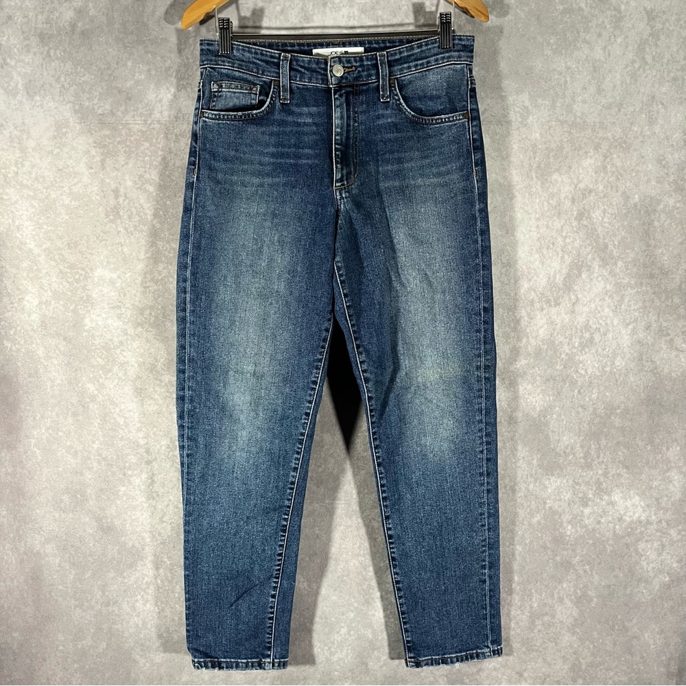 Joe's Jeans Calgary Slim Straight Jeans Womens 27 Blue High Rise Medium Wash